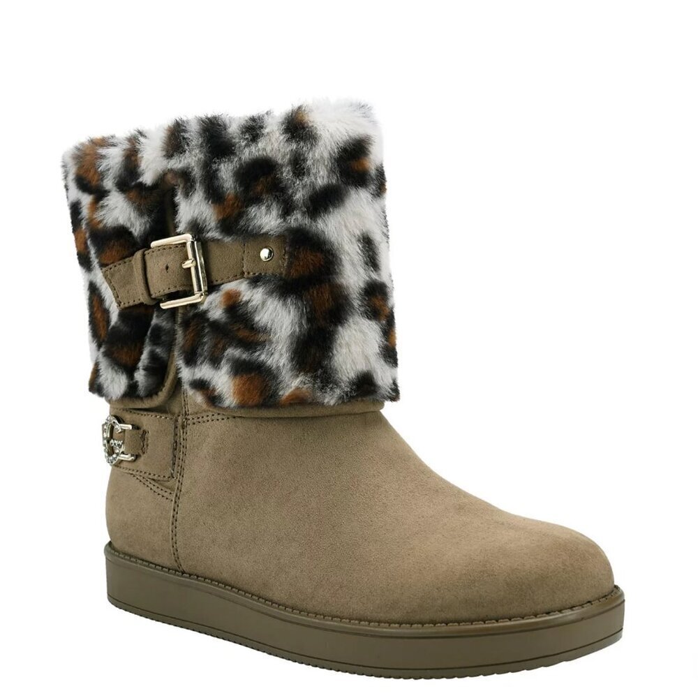 G by Guess Women's Aleya Faux Fur Winter Boots